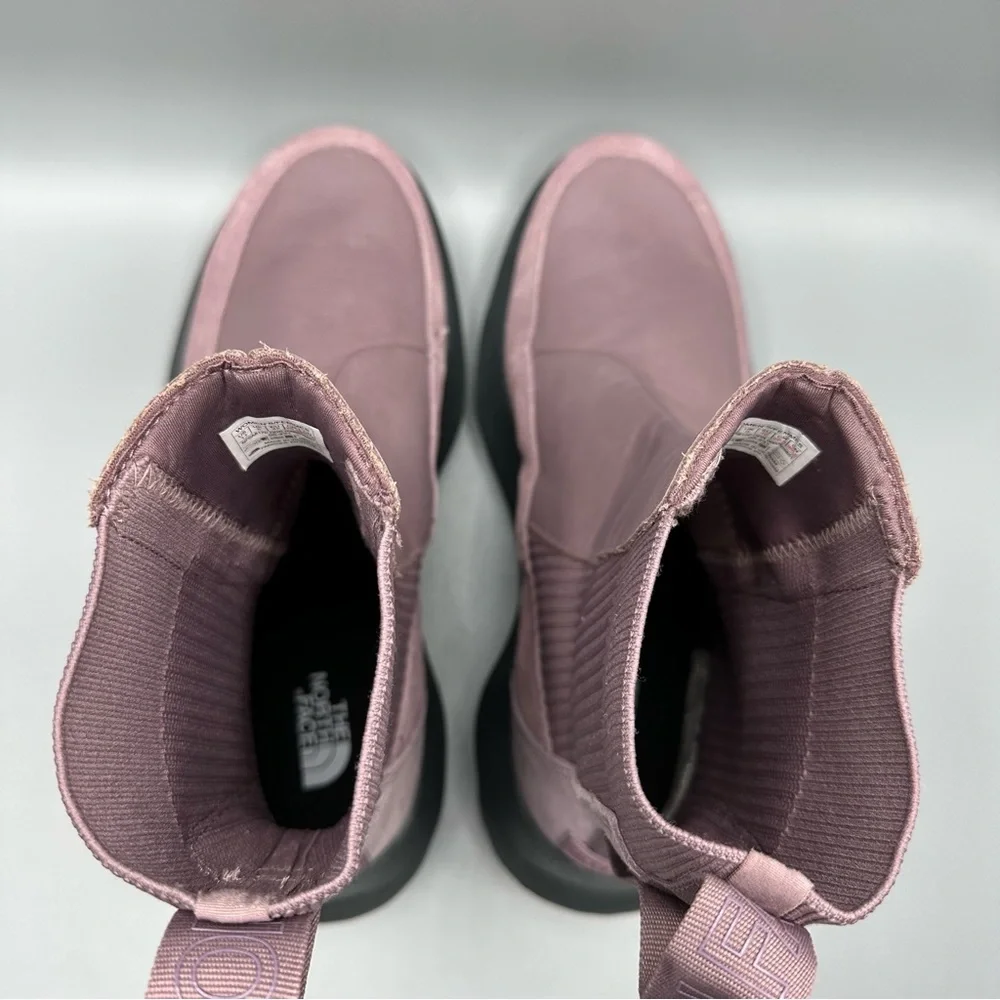 The North Face Knit Platform Leather Boots - Picture 7 of 10